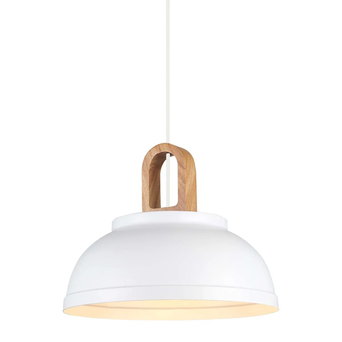 Danito, nowoczesna lampa wisząca, biała, E27, MDM3153/1M W